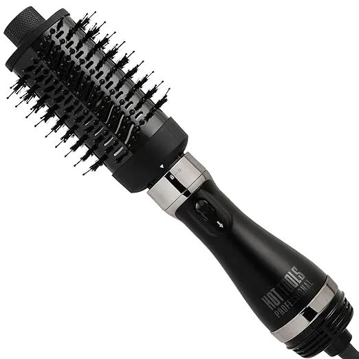 Hot Tools Pro Artist Black Gold Detachable One Step Volumizer and Hair Dryer | Pro Drying & Styling (Medium)