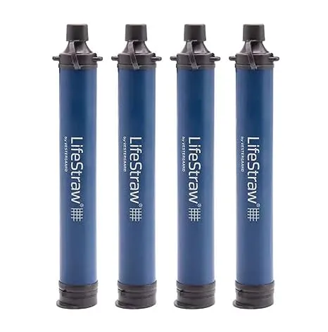 Lifestraw Personal Water Purifying Filter Family Pack (Pack of 4)