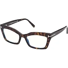 Tom Ford FT5766-B Eyeglasses 052 Dark Havana