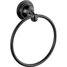 Towel Ring Linden 6-1/2 Inch Closed Venetian Bronze Brass 2-9/16 Inch