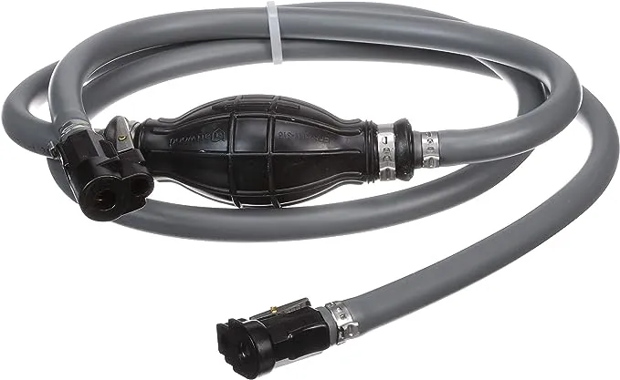 Seachoice Low Permeation Fuel Line Kit With High-Output Primer Bulb, 3/8 In. x 7 Ft.