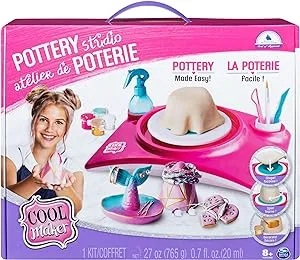 - Pottery Studio, Clay Pottery Wheel Craft Kit for Kids Age 6 and Up