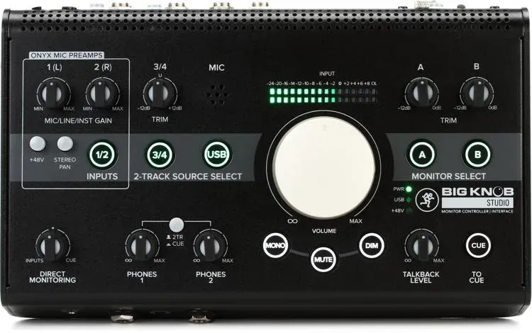 Mackie Big Knob Studio Monitor Controller/Interface