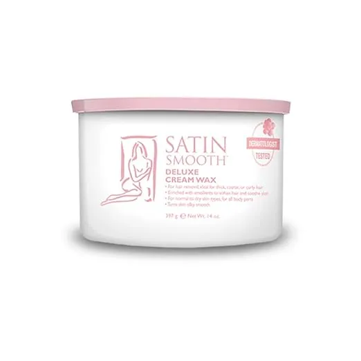 Satin Smooth Deluxe Cream Hair Removal Wax 14oz.Satin Smooth Deluxe Cream Hair Removal Wax 14oz.