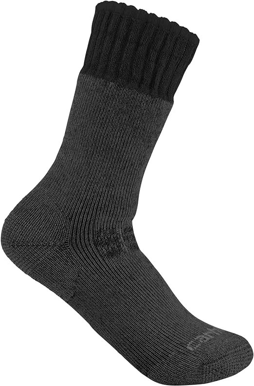 Carhartt Men's Heavyweight Synthetic Wool Blend Boot Sock - Black