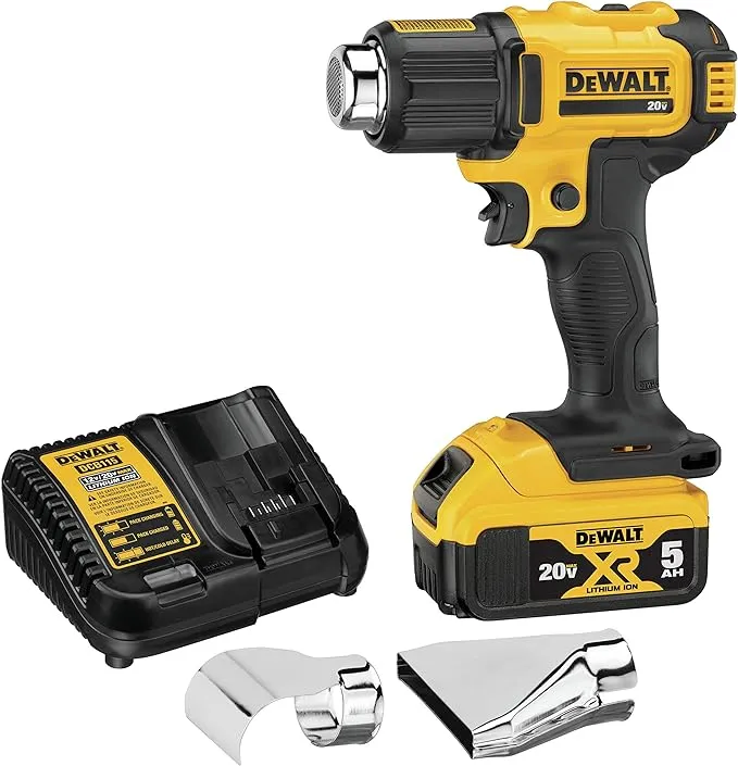 DeWalt DCE530P1 20V MAX* Cordless Heat Gun Kit