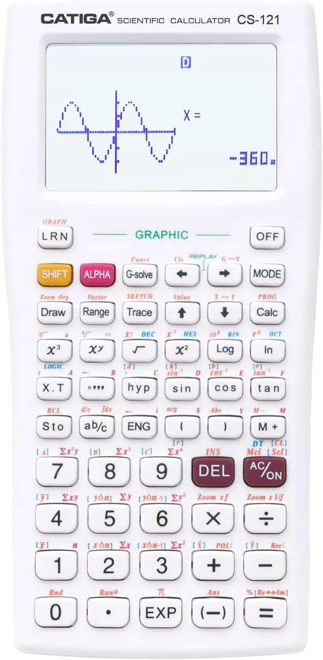 Scientific Calculator with Graphic Functions - Multiple Modes with Intuitive Interface - Perfect for Students of Beginner and Advanced Courses, High School or CollegeScientific Calculator with Graphic Functions - Multiple Modes with Intuitive Interface -