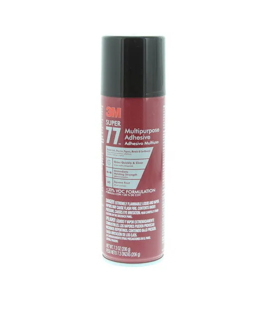 3M Super 77 Multipurpose Spray Adhesive Low VOC 7.3 oz.