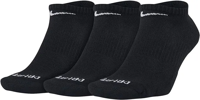 Nike Everyday Plus Cushion Training No-Show Socks (3 Pairs)