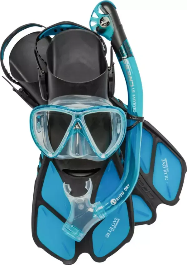 Cressi Bonete Pro Dry Snorkeling Combo