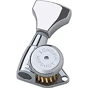 Hipshot 6GLO Grip-Lock Locking Guitar Tuning Machines 3+3 Chrome