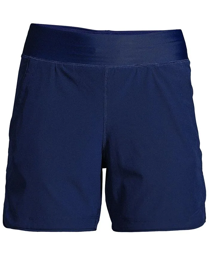 Women's 5" Quick Dry Swim Shorts with Panty | Lands' End