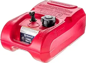 attwood 8803LP2 EPA and CARB Certified 3-Gallon Portable Marine Boat Fuel Tank