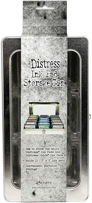 Tim Holtz Distress Ink Pad Storage Tin Ranger