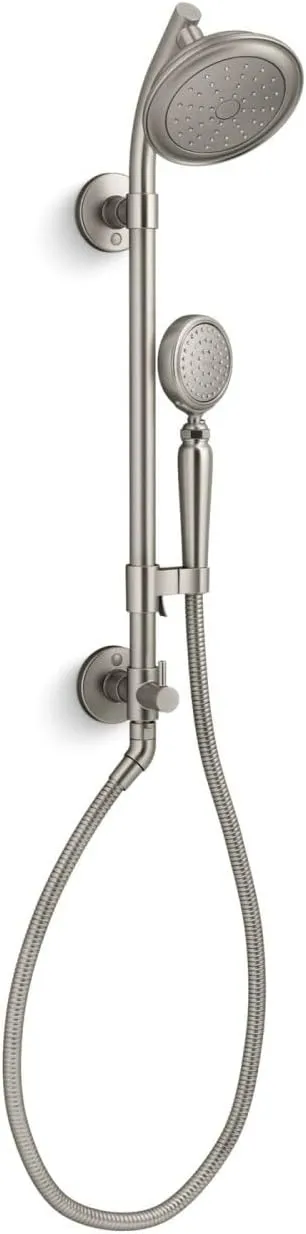 KOHLER 76472-Bn Artifacts Hydrorail-S 2.0 Gpm Shower Column Kit, Brushed Nickel