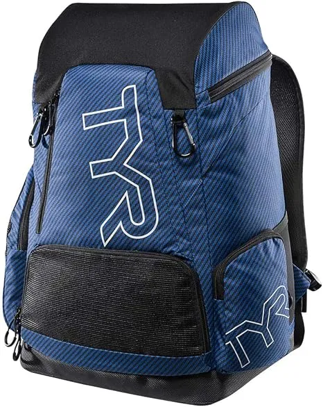 TYR unisex adult Equipment - Bags TYR Alliance Backpack Royal Gold 45 L, Royal/Gold, Liter US