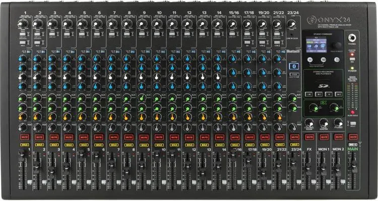 Mackie Onyx24 24-channel Analog Mixer with Multi-track USB