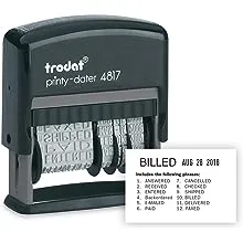 Trodat Economy 12-Message Date Stamp