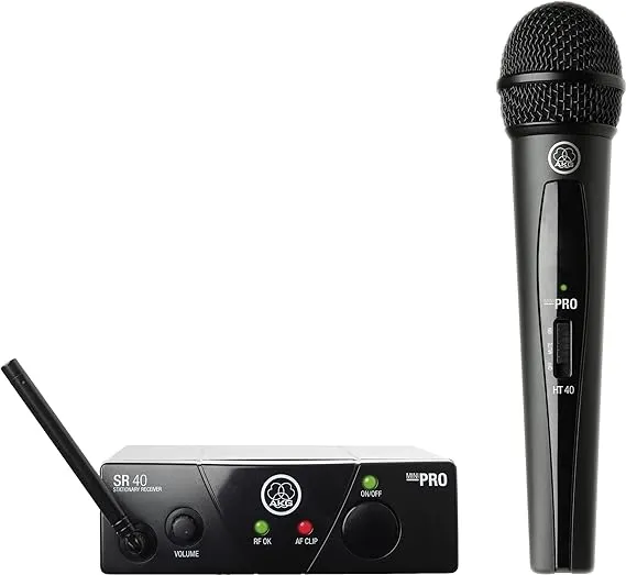 AKG WMS40 Mini Single Vocal Set Wireless Microphone System