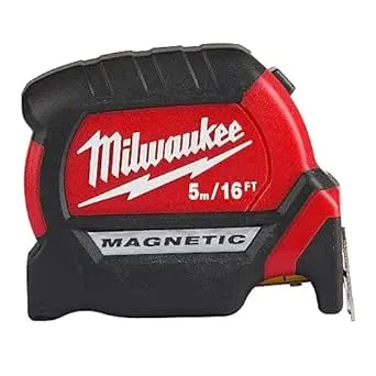 MILWAUKEE 5M/16Ft Compact Magnetic Tape