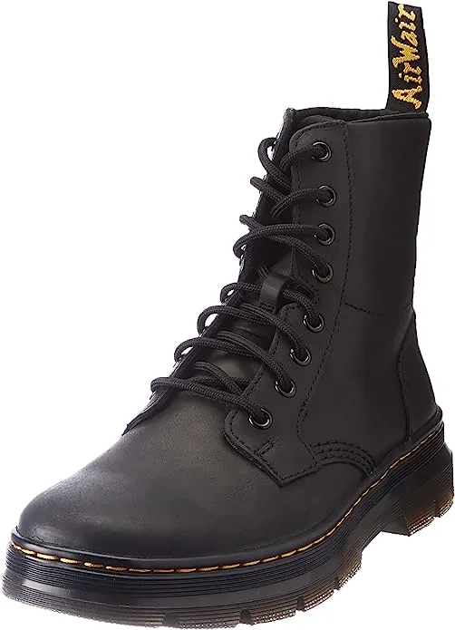 Dr Martens Combs Leather Wyoming Black