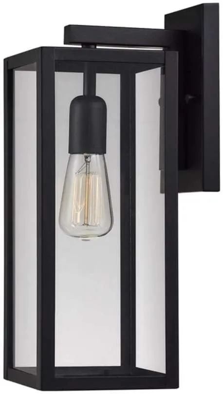 Hurley Black Modern Indoor/Outdoor 1-Light Wall Sconce