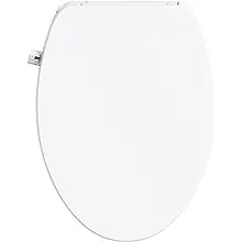 LEIVI Non-Electric Bidet Toilet Seat, Self-Cleaning Dual Nozzle System, Adjustable Spray Pressure and Position, Quiet-Close Lid, Easy Installation, Elongated