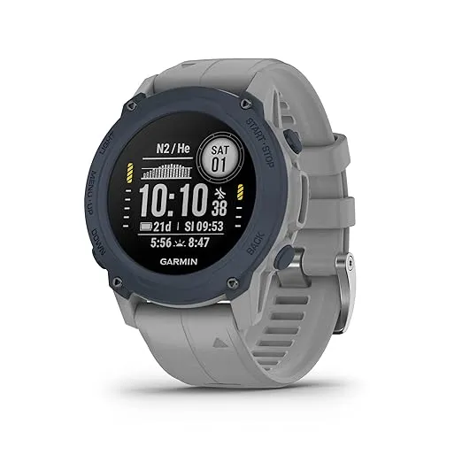 Garmin Descent™ G1, Rugged Dive Computer, Multiple Dive Modes, Activity Tracking, Powder Gray