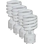 SleekLighting CFL Gu24 23Watt UL Listado Bombilla de Dos Puntas Giro 2 Pines -T2 Espiral 6500K 1600lm - 4pac