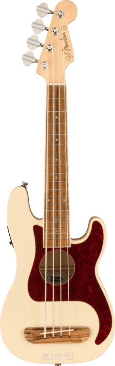 Fender Fullerton Precision Bass Uke - Olympic White