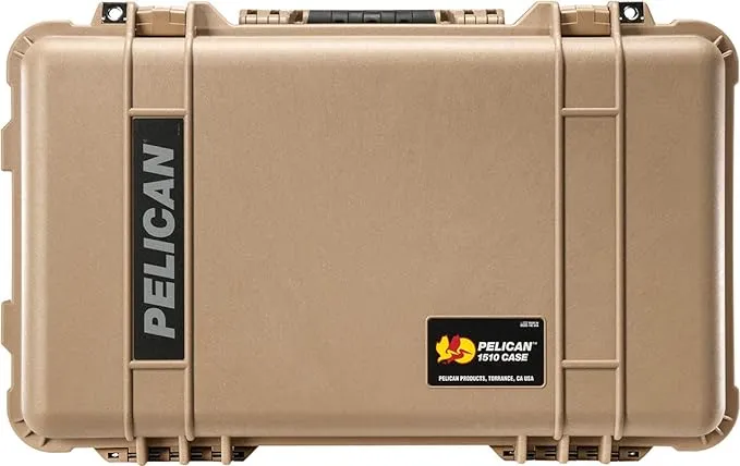 Pelican 1510 Case With Foam (Desert Tan)