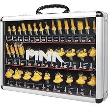 MNA Router Bits 35 Pcs Set 35 Pieces 14 inch Shank Router Bit Kit. A