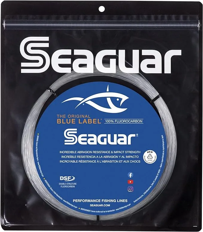 Seaguar Blue Label Big Game 30-Meter Fluorocarbon Leader (150-Pounds)