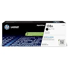 HP Original 138A Black Laserjet Toner Cartridge | This Cartridge Works Laserjet Pro 3001dwe, 3001dw Laserjet Pro MFP 3101 fdwe, 3101fdw | W1380A