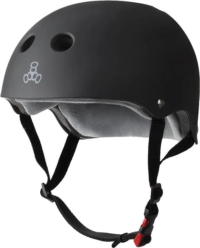 Triple Eight The Certified Sweatsaver Helmet for Skateboarding, BMX, Roller Derby, and Roller Skating