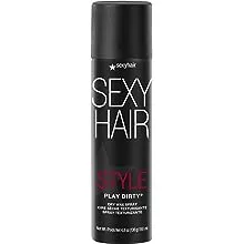 SexyHair Style Play Dirty Dry Wax Spray | Body and Dimension | Helps Achieve Second-Day Look | All Hair Types