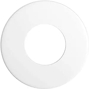 Garvin CBD-800 8" Decorative Ceiling Trim Plate for Fixture & Security Device Mounting White