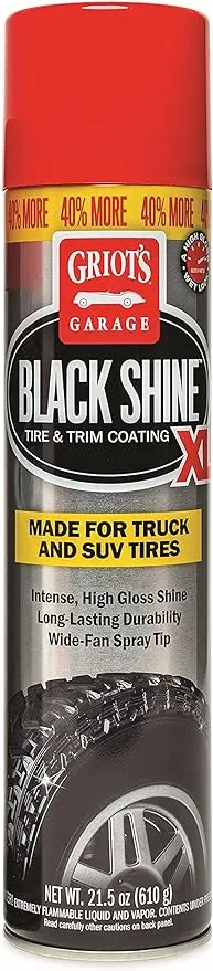 Griots Garage 10850 - Black Shine Tire and Trim Coating XL - 21.5oz