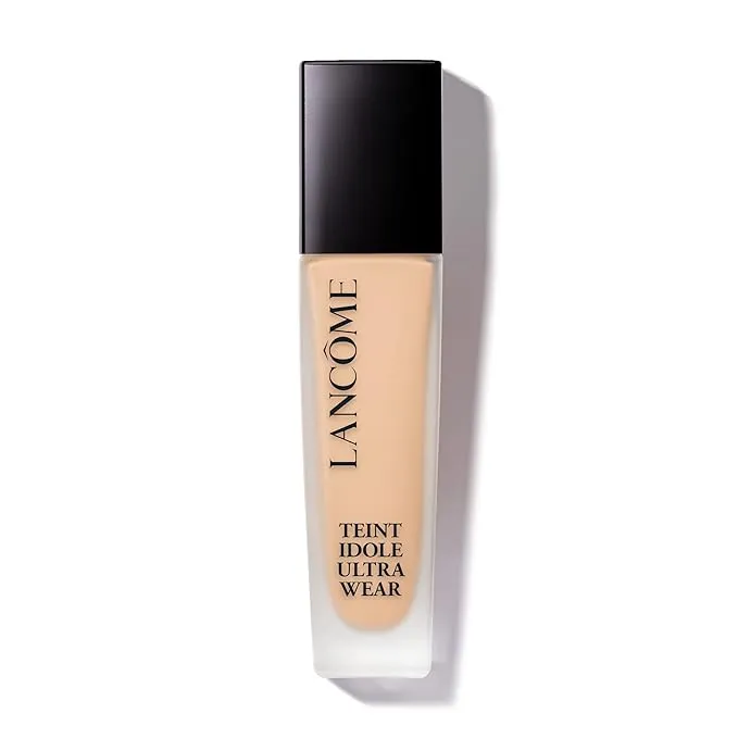 Lancôme Teint Idole Ultra Wear Buildable Full Coverage Foundation - Longwear & Waterproof - Natural Matte Finish - 100W (Fair Skin with Warm/Yellow Undertones), 1 Fl Oz