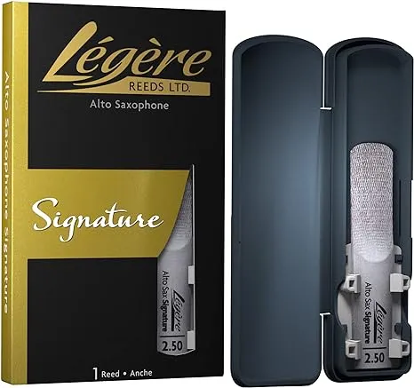 Légère Reeds Premium Synthetic Woodwind Reed, Alto Saxophone, Signature, Strength 2.25 (ASG2.25)