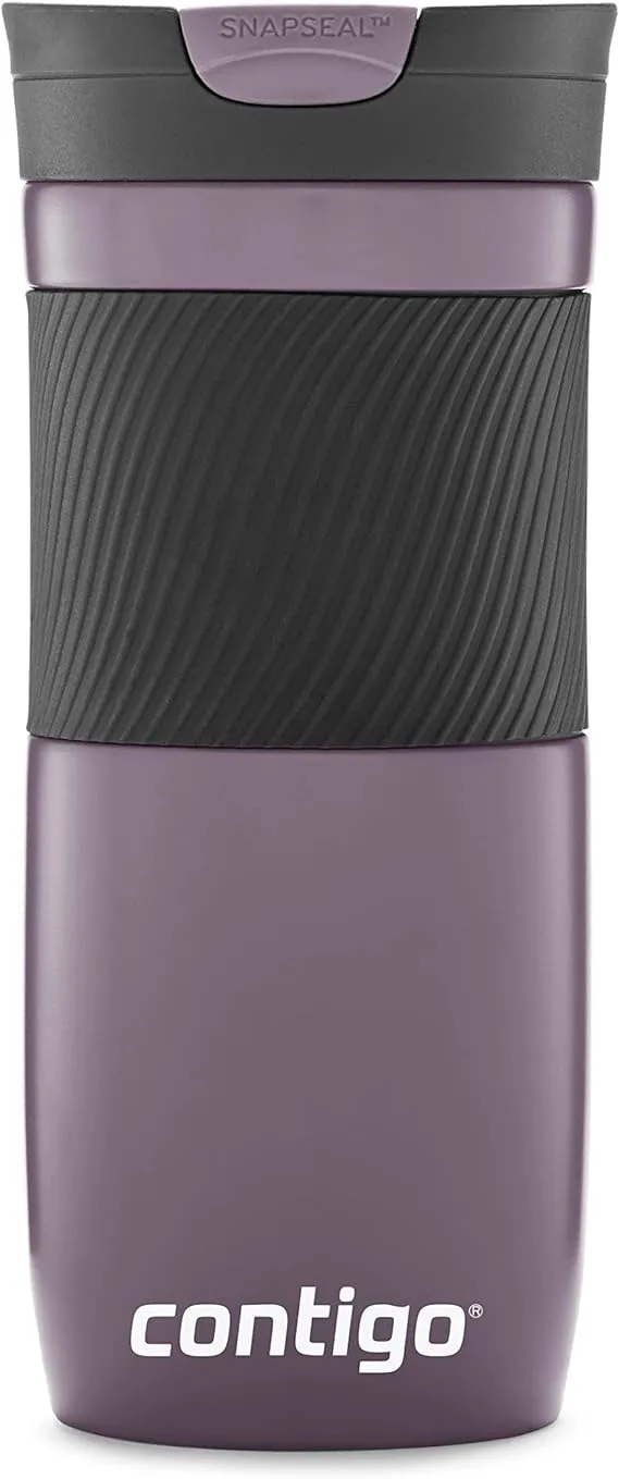 Contigo Steel Travel Mug, 24 oz, Matte Black