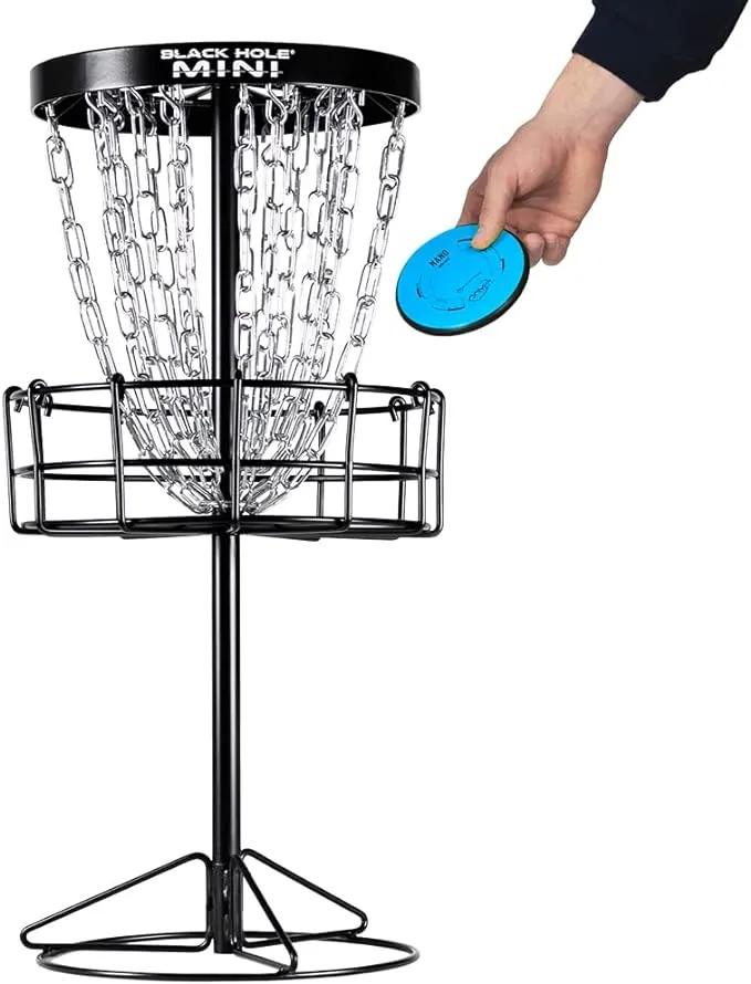 MVP Black Hole Mini Disc Golf Basket