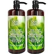 Dead Sea Collection Tea Tree Oil Liquid Hand Soap - Moisturizing Gel Hand Soap with Pump - Nourishing Hand Wash Cleanser - Pack Of 2 (33.8 Fl. Oz Each)Dead Sea Collection Tea Tree Oil Liquid Hand Soap - Moist…