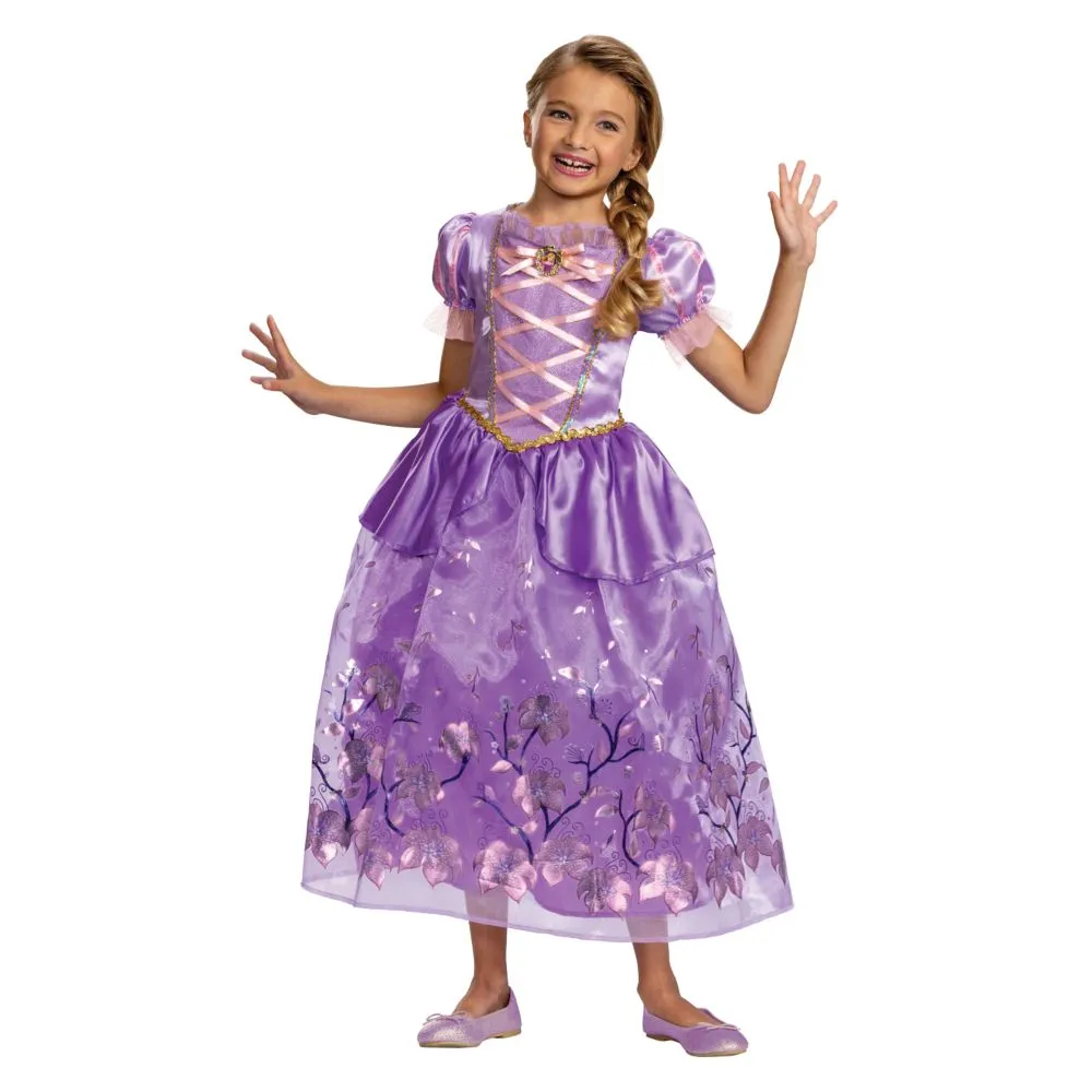 "Kids Deluxe Disney's Tangled Rapunzel Costume - Medium 7-8"