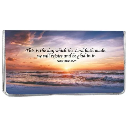 Personalized Sunset Psalm 118, 2 Year Planner - Pocket Sized Calendar Ideal for Purses, Briefcases, or Backpacks – 6 ¾ inches x 3 5/8 inches