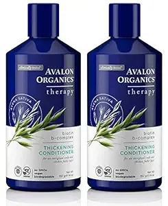 Avalon Organics - Complex Thickening Conditioner, Biotin B, 14 Oz (Pack of 2)