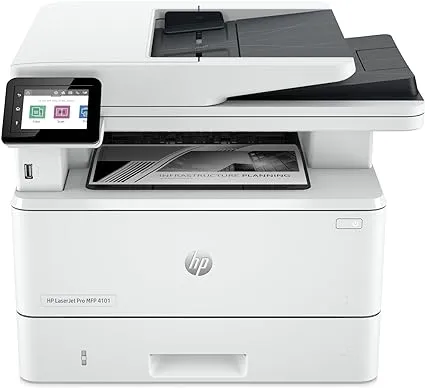 HP LaserJet Pro MFP 4101fdw Wireless Black & White Printer with Fax