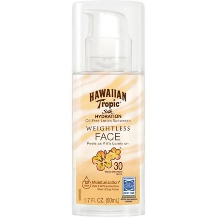 Hawaiian Tropic Silk Hydration Weightless Lotion Sunscreen SPF 30