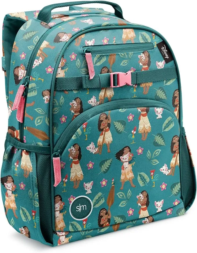 Simple Modern Medium Disney Toddler Backpack for School Girls and Boys | Kindergarten Elementary Kids Backpack | Fletcher Collection | Kids - 15" tall | Moana's Village