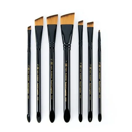 RMAJ-SH Royal Majestic Short Round - Short Flat Drybrush Bristle Set